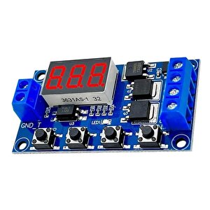 Dual Mos 12 24v Zaman Ayarlı Geciktirmeli Led Ekran Zaman Rölesi