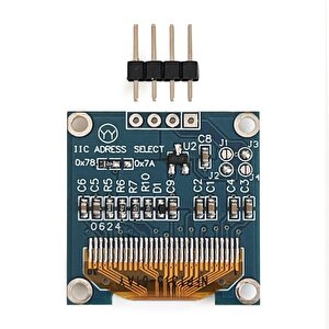 0.96inch Mavi Yeşil Dual Color Oled Lcd Ekran I2c Iic Communication Display