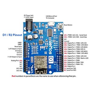 Wemos D1 Wifi Uno Esp8266