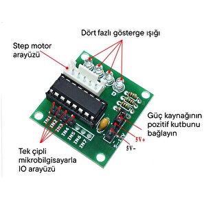 Uln2003 Step Motor Driver Sürücü Modül