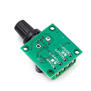 Pwm Dc Motor Hız Ayarlayıcı 1.8v 3v 5v 6v 12v Hız Regülator Düğmesi 2a 1803bk