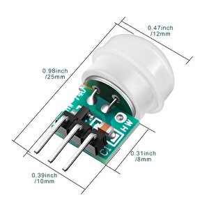 Mini Pir Dedektörü Sensör Am312