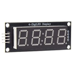 4 Basamaklı Led Gösterge Modülü 7-segment Tm1637
