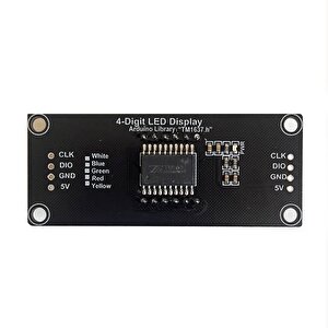 4 Basamaklı Led Gösterge Modülü 7-segment Tm1637