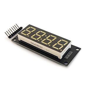 4 Basamaklı Led Gösterge Modülü 7-segment Tm1637