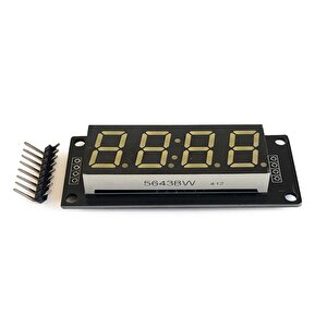 4 Basamaklı Led Gösterge Modülü 7-segment Tm1637