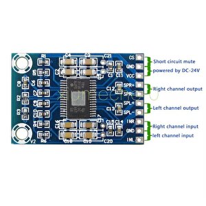 Xh-m562 Tpa3116d2 Mini Dijital Stereo Audio Amfi Kartı Class D Dual 50w