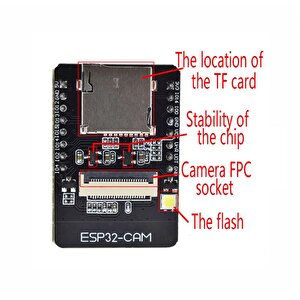 Esp32-cam Wifi Bluetooth Geliştirme Kartı