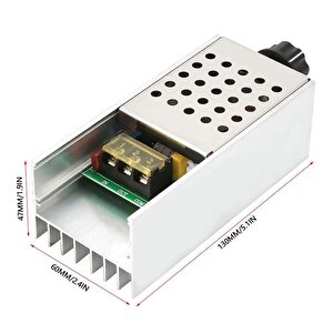 6000w Yüksek Güç Elektronik Voltaj Regülatör Modülü Hız Sıcaklık Kontrol Koruyuculu