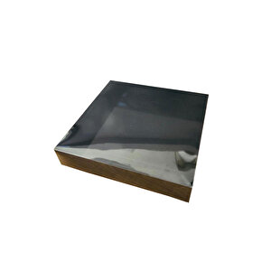 Asetat Kapaklı Karton Kutu Havlu Kutusu 25x25x5 Cm (10 Adet)  Siyah