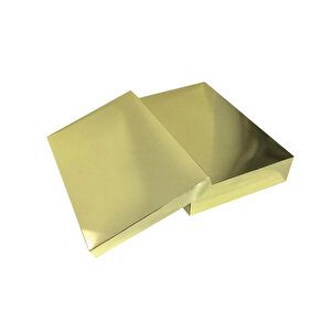 Komple Karton Kutu 26x40x7.5 Cm (10 Adet)  Gold