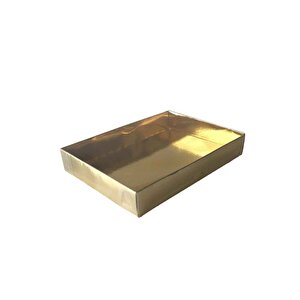 Asetat Kapaklı Karton Yasin Ve Tespih Kutusu 10.5x14.5x2(25 Adet)  Gold