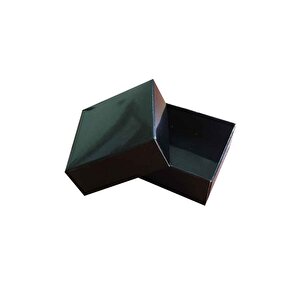 Komple Karton Kutu 5x5x2.2 Cm (50 Adet)  Siyah