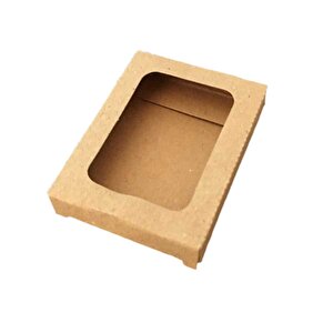 Kutu Karton Tekli Sabun Kutusu 5x6.2 Cm (50 Adet)  Kraft