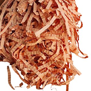 Hediye Zigzag Kırpık Kutu Dolgu Kağıdı 100 Gr  Turuncu