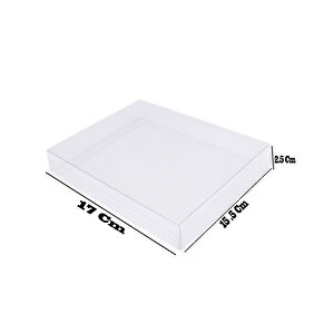 Asetat Kutu 15,5x17x2.5 Cm (50 Adet)