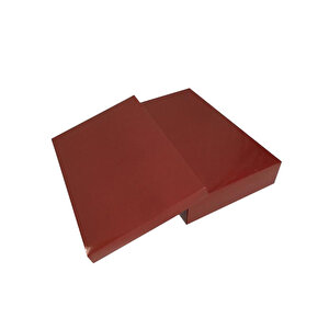 Komple Karton Kutu 26x40x7.5 Cm (10 Adet)  Bordo