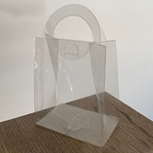 Asetat Çanta 21x21x9 Cm (10 Adet)