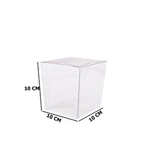Komple Asetat Kutu Otomatik Model 10x10x10 Cm (25 Adet)