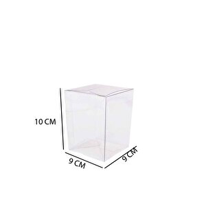 Asetat Kutu 9x9x10 Cm (25 Adet)
