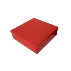 Komple Karton Kutu 30x30x10 Cm (10 Adet)  Kırmızı
