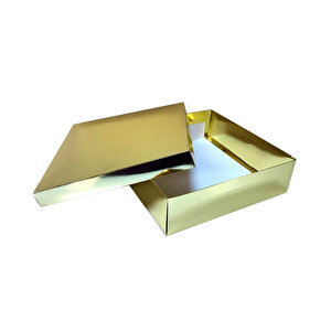 Komple Karton Kutu 35x35x10 Cm (10 Adet)  Gold
