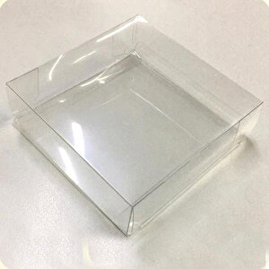 Komple Asetat Kutu  Otomatik Model  10x10x3 Cm (25 Adet)