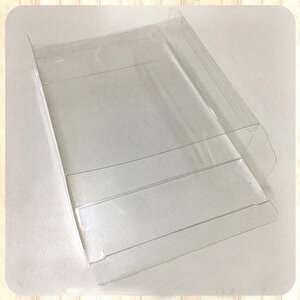 Komple Asetat Kutu  Otomatik Model  10x10x3 Cm (25 Adet)