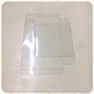 Komple Asetat Kutu  Otomatik Model  10x10x3 Cm (25 Adet)