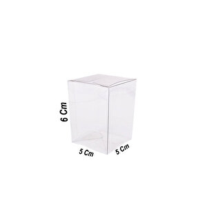 Asetat Kutu 5x5x6 Cm (50 Adet)