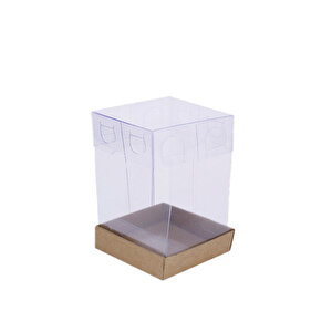 Asetat Kutu Altı Karton 5x5x9 Cm (50 Adet)  Kraft