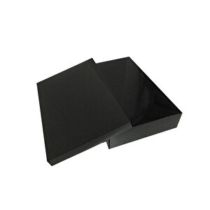 Komple Karton Kutu 26x40x7.5 Cm (10 Adet)  Siyah