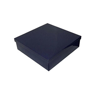 Komple Karton Kutu 35x35x10 Cm (10 Adet)  Lacivert