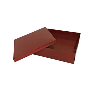 Komple Karton Kutu 30x30x10 Cm (10 Adet)  Bordo