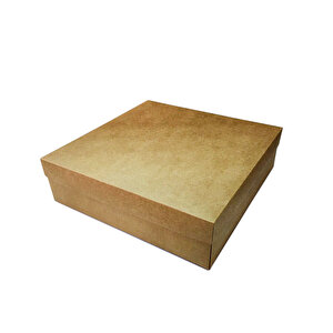 Komple Karton Kutu 30x30x10 Cm (10 Adet)  Kraft