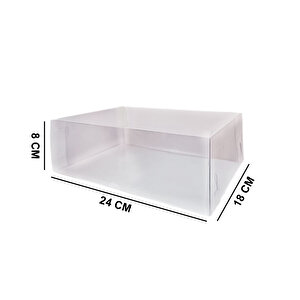 Asetat Kutu 18x24x8 Cm (10 Adet)