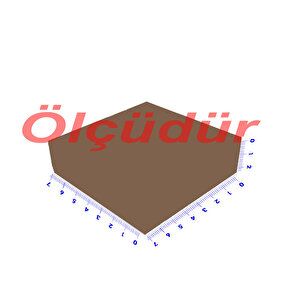 Asetat Kutu Altı Karton 7x7x2.2 Cm (50 Adet)  Gümüş