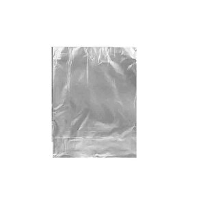 Hediye Paketi İçin Metalize Yapışkanlı Poşet 25x35 Cm (100 Adet)  Gümüş