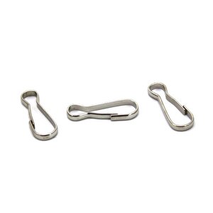 Kapalı Kanca  Kaplamalı  8x22 Mm (50 Adet)  Gümüş