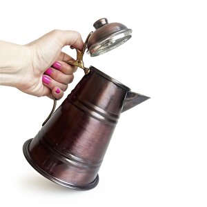 Kervan Bakır Sürahi, Sütlük 1 Litre Oksit