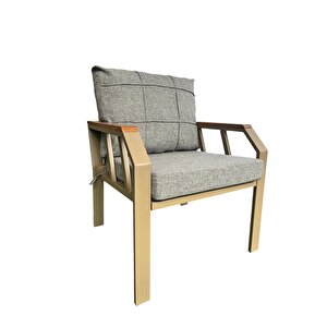 Nergiz 3 1 1 Masa Balkon Bahçe Mutfak Takımı,kayrak Gri 1