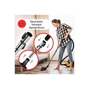 Philips Fc 8475 Power Pro Compact Paslanmaz Çelik Teleskopik Süpürge Borusu
