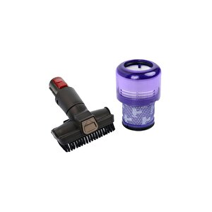 Dyson V15 Detect Absolutedetect Submarine Ile Uyumlu Filtre Ve Mobilya Fırçası Seti