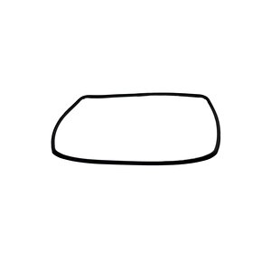 Ankastre Fırın Kapak Contası, 300x400mm Uyumlu