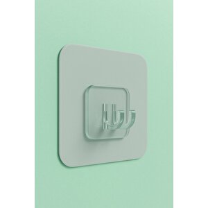 3 Adet 7x7cm Yedek Süper Güçlü Yapışkanlı Askı, 20kg Banyo - Mutfak Raf Tutucu Sticker, Delmesiz