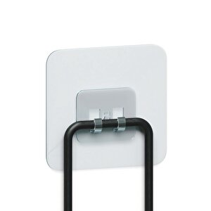 3 Adet 7x7cm Yedek Süper Güçlü Yapışkanlı Askı, 20kg Banyo - Mutfak Raf Tutucu Sticker, Delmesiz