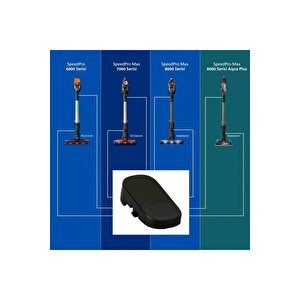 Şarjlı Dikey Süpürge Boru Buton Düğme Seti 2 'li, Philips Speedpromax Fc 6724 Ile Uyumlu