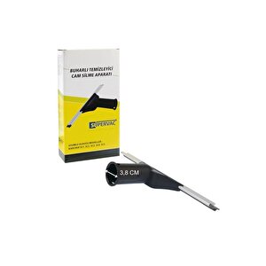 Buharlı Temizleme Makinesi Cam Silme Aparatı Yedek Başlığı 25,5 X 2 Cm