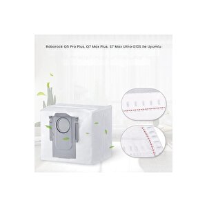 Roborock S7 Maxv Ultra, S7 Max Ultra, Q5+, Q7+, Q7 Max+, S8 Pro Ultra, S8+ Robot Süpürge Toz Torbası