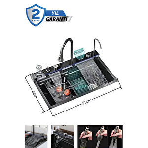 Dijital Akıllı Eviye Seti Smart Evye Ve Musluk Full Set